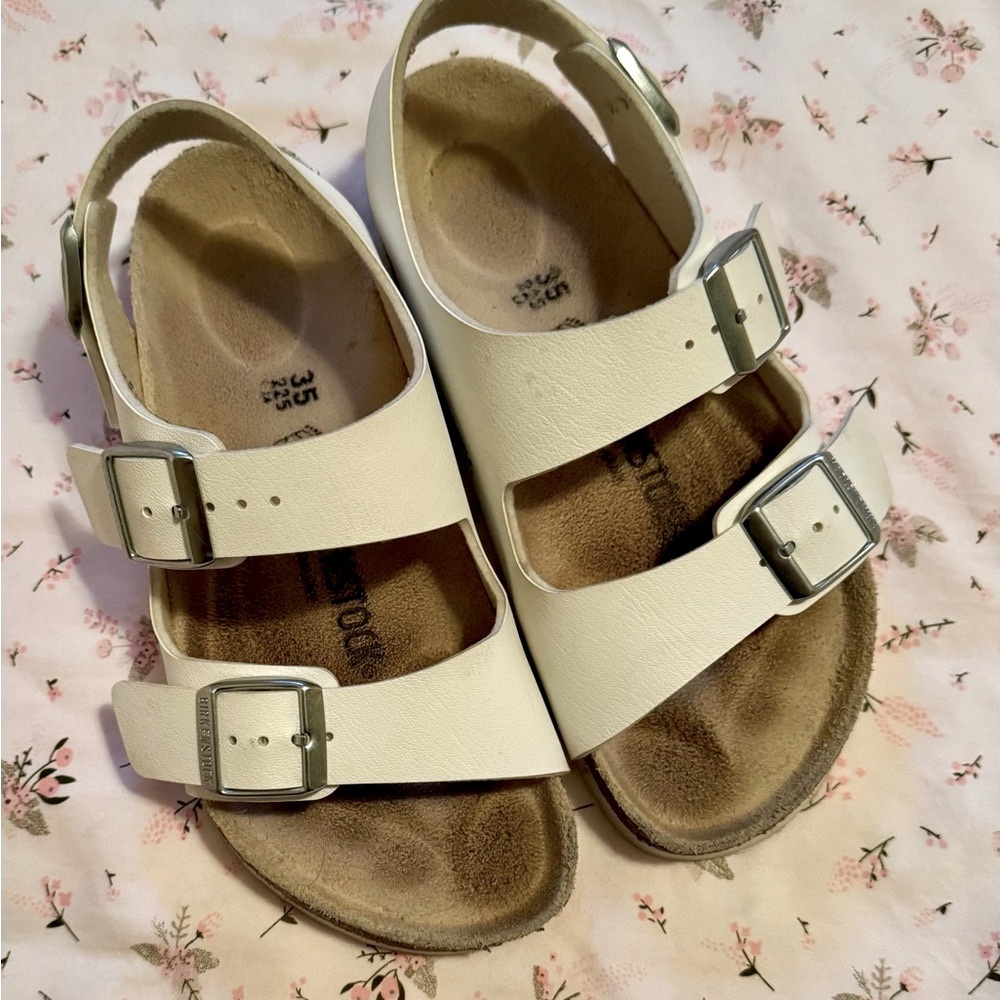 Birkenstock Kids White Sandals